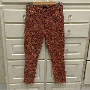 Mother Denim high waisted looker ankle fray 28